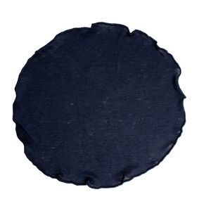 ALEXANDER OLCH NAVY BLUE CLASSIC POCKET ROUND | MENS SIZE 25CM